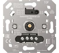 JUNG Variateur rotatif UNI LED 1731DD, Bouton + interrupteur, Argent