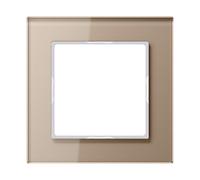 JUNG AC581GLCH Cadre, Cava, Simple, 84 x 84 mm