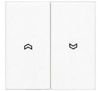 Jung x2 Cache Interrupteur pour stores blanc LS995PWW 1 pc(s)