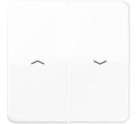 Jung x2 Cache Interrupteur pour stores, Interrupteur / bouton-poussoir pour stores blanc-alpin CD595PWW 1 pc(s)