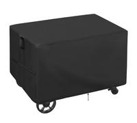 Jungda Housse de table de barbecue d'extérieur pour chariot de four à pizza, housse imperméable pour chariot de four à pizza, housse de support de barbecue de terrasse - 130 x 63,5 x 78,7 cm