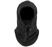Jungerhouse Balaclava Multifonction Polaire Hiver Cagoule Chapeau Moto Coupe Vent Masque Ski Outdoor Vélo Unisexe (Noir,Taille Unique)