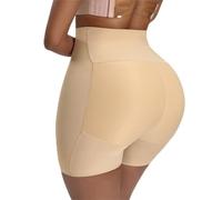 Jungerhouse Rembourré Culotte Push Up Remonte Fesse Invisible Butt Lifter Panty pour Femmes Hip Enhancer Panty Short (Peau,M)