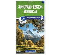 Jungfrau region Map: Hiking Map 1:40 000