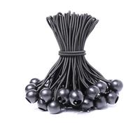 JunGG Tendeur en caoutchouc avec boule - Noir (12, 20 cm)