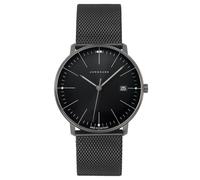 JUNGHANS Montre-Bracelet à Quartz Max Bill avec Verre Saphir, Noire