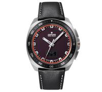 JUNGHANS Montre Homme radiopilotée 1972 Mega Solar Noire 56/4610.00