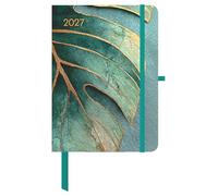 Jungle 2027: Taschenkalender 16x22 cm mit exotischem Dschungel-Design, 4-sprachigem Kalendarium & praktischen Extras Büro und Alltag