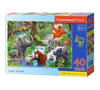 Jungle Animals, Puzzle 40 Teile Maxi - Castorland G