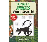 Jungle Animals Word Search: Word Searches with Easy to Read Print packed with 1155 words that cover all aspects of the jungle | 6x9 inches, 110 ... Holidays, and Travel or a perfect gift!