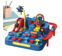 Jungle Dinosaur Adventure - Jeu De Puzzle De Noël 23,4x23,4x14,5 Cm Pour | Jouet De Piste De Voiture Coulissante, Cadeau D'anniversaire Pour La Maternelle | Puzzle Dinosaure - Jouet Éducatif P