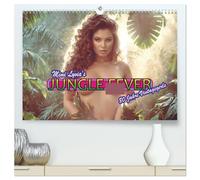 Jungle Fever (hochwertiger Premium Wandkalender 2026 DIN A2 quer), Kunstdruck in Hochglanz: Erotische Vintagegirls im Stil der 80er Jahre