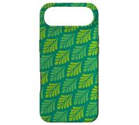 Jungle Green Lime Tropical Leaf Feathery Foliage Pattern Coque pour iPhone Air