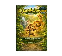 Jungle Joy - Volume 1: Coragem para sentir, alegria para crescer: Uma história para ler e colorir