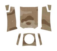 Jungle Leopard Autocollant d'enveloppe de modèle de caméra de Casque Tactique, décoration de Camouflage(MCAD)