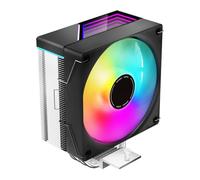 Jungle Leopard KF400X Colorful LED 4 Heat Pipes CPU Cooler with 4PIN PWM 800-1800RPM Quiet Fan,for Intel LGA 2011/115X/1200/1366/1700/1851,for AM4/AM5 (BK)