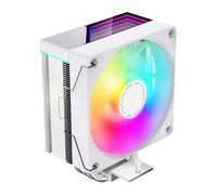 Jungle Leopard KF400X Colorful LED 4 Heat Pipes CPU Cooler with 4PIN PWM 800-1800RPM Quiet Fan,for Intel LGA 2011/115X/1200/1366/1700/1851,for AM4/AM5 (WH)