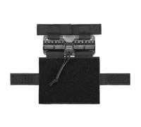 Jungle Leopard Kit de Harnais de Poitrine Durable à Boucle de Gilet Tactique à dégagement Rapide Universel for JPC CPC NCP XPC 6094 420(BLK)