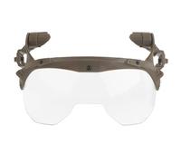 Jungle Leopard Lunettes de Protection modulables, protège-Oreilles, Demi-Masque de Protection intégrale, Casque de Chasse, de tir et d'airsoft(01-RG)