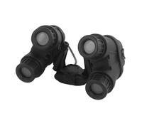 Jungle Leopard Mannequin de Vision Nocturne GPNVG-18, Lunettes de Vision Nocturne à retournement latéral for Jeux de rôle, Cosplay, Airsoft, Accessoires Tactiques(Black)