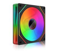 Jungle Leopard Prism4MAX Infinite Mirror Series A-RGB Ventilateur 120MM (BK, 1)