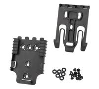 Jungle Leopard QLS Quick Locking System Kit, Drop Leg Holster Adapter V2 with Thigh Strap(QLS-BK)