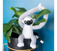 Jungle Mates Cuddle - Lémurien Maki Gris Noir