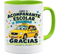 Jungle Mug | Compagnon scolaire | Tasse de remerciement avec phrase Pour vous compagnon scolaire incroyable, merci de prendre soin de nous à chaque voyage | Cadeau fin d'année transport scolaire