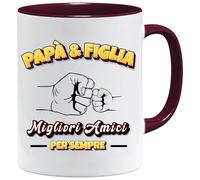 Jungle Mug Fête des pères | Tasse Meilleurs Amis Papa & Fille | Idée cadeau originale | Anniversaire Homme | Tasse Petit déjeuner drôle | Cadeaux spéciaux pour lui