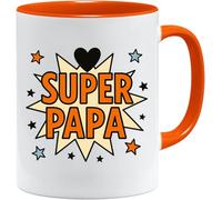 Jungle Mug Super Papa - Tasse Papa Vertertag avec inscription en allemand - Tasse à café comme cadeau de fête des pères - Cadeau d'anniversaire