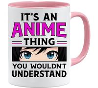 Jungle Mug Tasse à café Anime Merch | It's a Thing You Wouldn't Understand Eyes Graphic | Céramique pour Otaku, cadeau unique pour les fans, passe au micro-ondes et au lave-vaisselle, à la maison ou