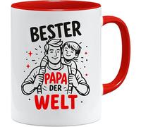 Jungle Mug Tasse « Bester Papa Der Welt » avec inscription en allemand « Bester Papa der Welt » - Cadeau d'anniversaire
