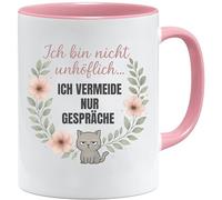 Jungle Mug Tasse chat « Ich bin nicht unhöflich » | Cadeau amusant pour le bureau, collègue, ami, dicton pour le matin et l'humour du bureau
