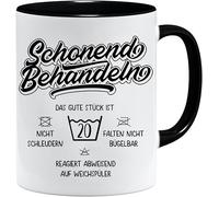 Jungle Mug Tasse d'anniversaire avec inscription en allemand « Das Gute Stück ist 20 Geschenk zum 20th Geburtstag 20 Jahre | Geburtstag Geschenkidee | Geschenke für Papa | Opa Tasse | Idée de cadeau