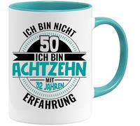 Jungle Mug | Tasse « Ich Bin Nicht Alt » | Idée de cadeau amusante pour anniversaire, remise de diplôme, remise des diplômes | Dicton amusant pour hommes, femmes, collègues (50)