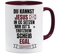 Jungle Mug | Tasse Jésus en CC mettant en scène de | Tasse magique amusante pour collègue de bureau ou sœur | Cadeau coquin pour les 40e 50e 60e anniversaire pour les femmes