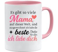 Jungle Mug Weltbeste Tasse cadeau pour maman | Tasse avec inscription en allemand pour maman | Cadeau pour maman | Cadeaux pour maman | Cadeaux de fête des mères