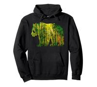 Jungle Nature & Randonnée Paysage De Forêt Tropicale Panda Sweat à Capuche