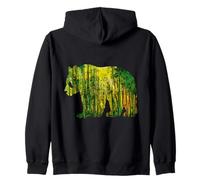 Jungle Nature & Randonnée Paysage De Forêt Tropicale Panda Sweat à Capuche