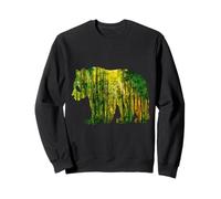 Jungle Nature & Randonnée Paysage De Forêt Tropicale Panda Sweatshirt