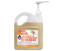 JUNGLE Orange 3 litres + pompe : Savon Mains Naturel Microbilles Végétales - Sans solvant pétrolier - Pompe Intégrée
