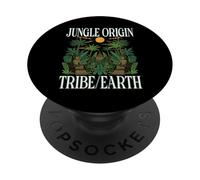 Jungle Origin Tribe/Terre Cultures Anciennes Tropicales Forêt PopSockets PopGrip Adhésif