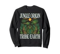 Jungle Origin Tribe/Terre Cultures Anciennes Tropicales Forêt Sweatshirt