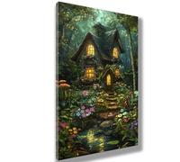 Jungle Peinture par Numero Adulte Maisons Peinture Numero Enfant Débutants, Bricolage Activité Manuelle Kit Cadeau Creatif Adulte 100x200cm avec Pigment et Pinceaux, Tableau Decoration Murale, 1702-W
