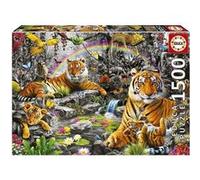 Educa Borrás Puzzle JUNGLE RADIEUSE 1500 pièces G