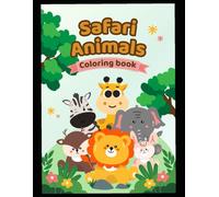 Jungle Safari, a fun learning coloring book for children