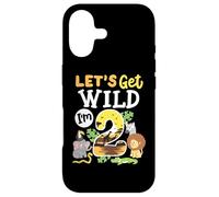 Jungle Safari Let's Get Wild 2e Anniversaire Zoo 2 Ans pour Enfant Coque pour iPhone 17