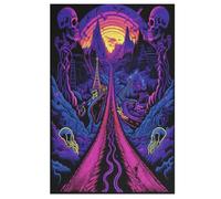 Jungle Sauvage Puzzles 1000 Pièces Adultes, Puzzle en Bois Jeux D'adresse pour Toute La Famille,Jeu De Team Building 78×53cm