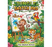 Jungle Sketch Pad: Kids Drawing Book with Fun Jungle Theme - Large 8.5 x 11 Blank Sketchbook for Creative Kids