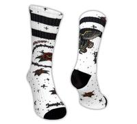 Jungle Socks Chaussettes de sport longues colorées et amusantes pour hommes et femmes, pour le Cross Training, le cyclisme, la course à pied, le fitness, le VTT. Conçu en Europe.